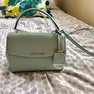 Michael Kors Mint Green Crossbody- Like New!